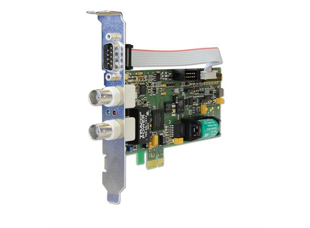 Meinberg GLN180PEX PCIe card GPS/GLN clock with antenna and cable